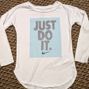 4 separate girls size 6 Nike long sleeve shirts